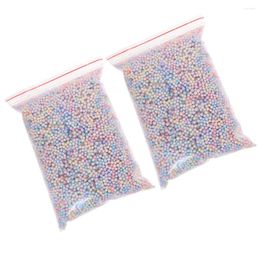 Storage Bags 2 Packs Micro Foam Balls Vase Filler Stuffing Gift Boxes Decorate Packaging Christmas Window Fillers Packing Bridesmaid