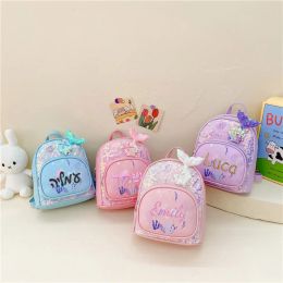 Backpacks Personalised Embroidered Toddler Backpack Cute Kindergarten Backpacks Little Kid Preschool Bookbag Cute Mermaid Sequin Backpack