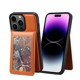 Luxury phone case designer iphone case multi-function clamshell bracket back cover for Apple 15promax painted lanyard phone case iPhone14 Pro iphone13