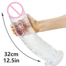 Huge Flesh Realistic Dildo Vagina Anal Butt Plug Strap On Penis Suction Cup For Woman Adult Vibrator sexy Toy Shop Pussy Pump