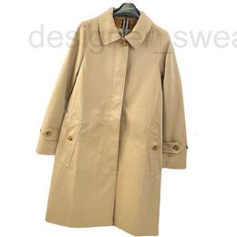 Women's Trench Coats Designer Shop Boutique Cepimli Classic Waterproof Mid length Windbreaker Coat Womens British Lightweight Coat 3PZL