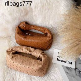 Handbags Jodie Venetabottegs Bag Designer Tote Woven Womens Leather Knotted Caramel Brown Wrinkled Cloud Jdnh Bags