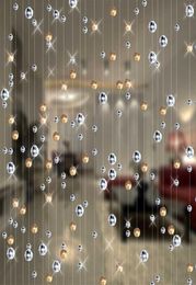 Fashion Crystal glass bead Curtain Indoor Home Decoration Luxury Wedding backdrop supplies 2111024017488