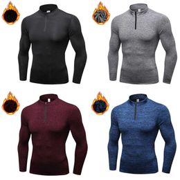 Quick Men Dry Cap Hoodie Sweatshirt Sporting Fiess Tight Rashgard Shirt Gymming Cashmere Thick Plus Veet Runs Jacket