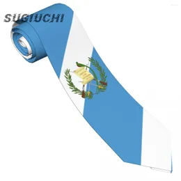 Bow Ties Guatemala Country Flag Neck For Men Women Casual Plaid Tie Suits Slim Wedding Party Necktie Gravatas