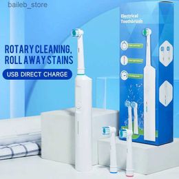 Toothbrush Electric Toothbrush Rotary Round Head Adult Soft Bristle Induction Automatic Mens And Womens Couples Set Compatible With Orab Y2404197EJ57EJ5