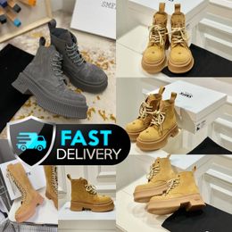 Designer Boots popular Trendy Women Short Booties Ankle Boot Luxury Womens Heel size 35-40 hiking SMFK GAI