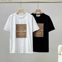 Women's T-Shirt Mens and Womens New T-shirt Cotton Oversized Shirt New Fashion Printing Pattern T-shirt Brand Plus Size Sports T-shirt Y240420