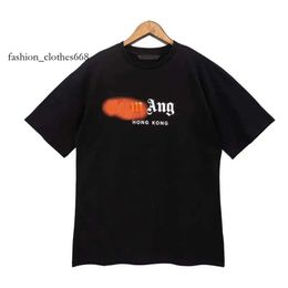 Designer Brand of T-shirt Men's T Shirt Loose Oversized 100% Cotton Clothing Spray Letter Short Sleeve Spring Summer Tide Men and 840307290