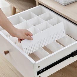 Household Drawer Dividers Free Combination Underwear Socks Sorting Organising Boards Wardrobe Storage Partition 240416