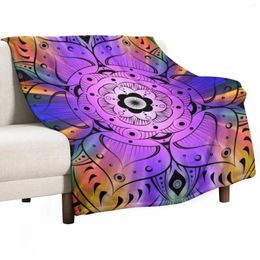 Blankets Mandala Hippie Dream / Spiritual Meditation Throw Blanket Beautiful Custom Luxury