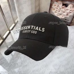 Luxury Baseball Cap ESS Peaked Cap Designer Hat Three-Dimensional Printing Solid Color Canvas Cowboy Hat Trucker Fear God Hat Essentialsweatshirts 465