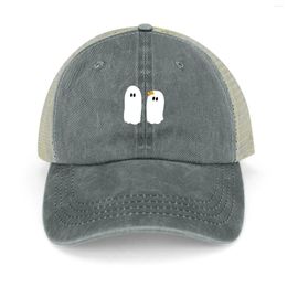 Ball Caps Cute Ghost Cowboy Hat Vintage Party Hats Woman Men'S