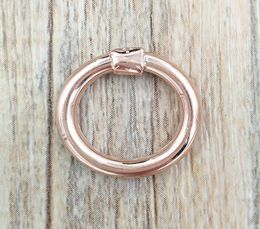 Collane a sospensione piccola rosa vermeil stenta argento anello autentico 925 Andy Jewel 8123445604313989