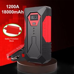 18000mAh Car Jump Starter Portable Power Bank Car Battery Booster 12V Car Starting Device for Petrol Diesel 6.0L/4.0L