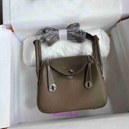 Herrmms Lindiss 9A top quality bag women purse Designer Tote Bags High set head layer cowhide fully hand honey wax thread Doctor With Original Logo