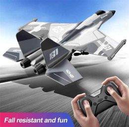 Modern RC Drome Model RC Plane Profesional 2 Channel Remote Control Aircraft Fpv Drone Flying Balls Toys For Kids Boys 210901214v2490999