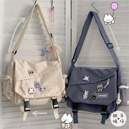Evening Bags Nylon Handbags Shoulder Bag Large Capacity Crossbody For Teenager Girls Men Harajuku Messenger Student School