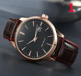 High Quality 2021 Fashion Sports Young Men Top Japan Brand luxury watches Threepin quartz watch Display Calendar with minimalist 1374668