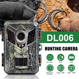 Cameras Mini Hunting Camera 16MP 1080P Motion Activated 0.2s Trigger Time Infrared Night Vision Wildlife Obervation Trail Game Scouting