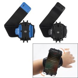 Bags Outdoor Sports Phone Wristband Mobile Removable Rotating Running Phone Wrist Bag Takeaway Navigation Arm Bag for Fiess Cycling