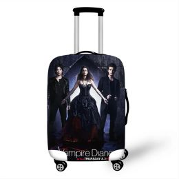 Accessories 1832 '' Vampire Diaries Travel Luggage Suitcase Cover Trolley Bag Protective Cover Men's Women's Elastic Suitcase Cover
