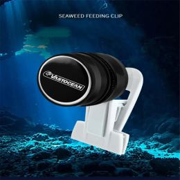 Aquariums Vastocean marine aquarium tools Strong magnetic seaweed feeding clip laver clip Vegetable clip fish tank supplies