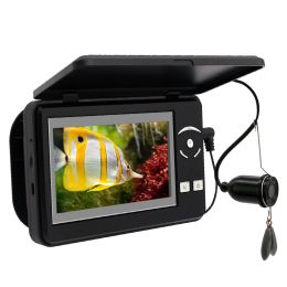 Finder Erchang F431B Underwater Fishing Camera 4.3" Monitor 4x Digital Zoom Fish Finder Camera Ice/River Camera for Fishing FishFinder