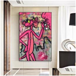 Paintings Iti Canvas Painting Colourf Posters And Prints Street Wall Art Pictures For Living Room Bedroom Home Drop Delivery Dhhp8