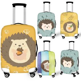 Accessories Nopersonality Kawaii Cartoon Pineapple Hedgehog Kids Luggage Bag Protect Cover Waterproof Stretchable Travel Suitcase With Wheel