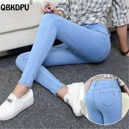 Women's Jeans Sexy Slim Oversize 4xl Stretch Denim Leggings Ankle Length Casual Skinny Vaqueros 2024 Spring Summer Pencil Pants