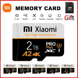 Cards Xiaomi Original 2TB Micro SD Card Class10 High Speed Micro SD 1TB TF SD Memory Card Mobile Phone Computer Camera Memory Card