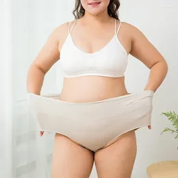 Women's Panties Plus Size M-5XL 4 Pcs/set High Waist Cotton Women Body Shaper Underwear Soft Print Girls Briefs Slimming Female Lingerie