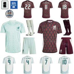 2024-25 Copa America 17 PINEDA Soccer Jersey 9 QUINONES 23 GALLARDO 5 VASQUEZ LOZANO MARTIN RODRIGUEZ OCHOA ALVAREZ CHAVEZ Football Shirt Kits National Team MoXiGe