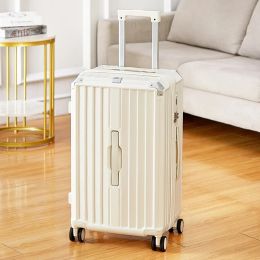 Luggage Large Capacity Luggage Password Suitcase on wheels Women Trendy Trolley Men's Universal Wheel Zipper Travel trolley travel bag