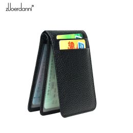 Holders Genuine Leather Card Holder Men Driver Licence Bag High Quality card case Women Id Card Holder 3 Folds With 4 Windows A229