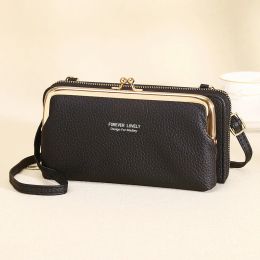 Bags Luxury Women's Handbags Pu Leather Bag For Woman 2023 Female Clutch Phone Bags Women Business Card Holder Wallet Shoulder Bag