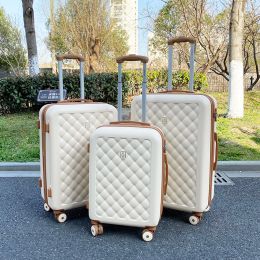 Luggage New fashion travel luggage universal wheel ins popular 20/24/26 checked trolley suitcase 20inch boarding password luggage