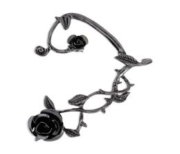 Summer 2022 New Vintage Dark Tie Ear Hanging Rose Exaggerated Earrings Do Old Wound Fashion Accessories Party6920524