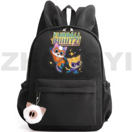 Backpacks Fashion Style SuperKitties Kawaii Backpack Women Anime Japanese Bag Zipper Harajuku Travel Shoulder Bags Portable Mini Backpack