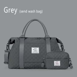 Bags 2023 New Handbag with Large Capacity Bag for Women Travel Duffel Bag Overnight Carry on Bag Gym Tote Bag with Wet Pocket DimGrey