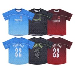Men's T-Shirts Limited New Trapstar London Men's T-shirt Short Sleeve Unisex Blue Shirt For Men Fashion Harajuku Tee Tops Male T Shirts Fashion Clothing Y745675