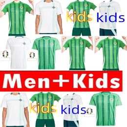 2024 northern Ireland Quick Drying soccer jerseys men set kids kit uniform 2025 DIVAS CHARLES EVANS 24 25 football shirt CHARLES BALLARD BEST BROWN HOME AWAY