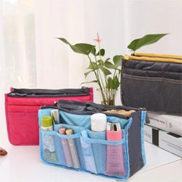 Storage Bags Portable Travel Bag Versatile Zipper Makeup Cosmetic Organizer