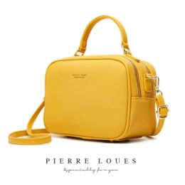 Bags Square Strap Satchel Solid Colour Simple Colour Handbag PU Leather Shoulder Bag Commuter Shopping Collection Bag