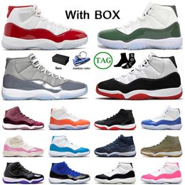 High Mens Basketball Shoes Classic Cool Grey Cherry Sneakers With Box UNC Men Women Sports Trainers Big Size 13