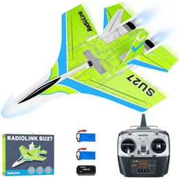 Radiolink SU27 RTF Remote Controlled Aircraft 2.4GHz 3C Haircraft 400mm 3 Flight Modes with T8 FB Transmitter and R8 XM Receiver By teDBFC 24 Mile Distance Control Suit