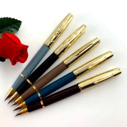 Pens Yong Sheng 601A piston type Retro fountain ink pen Double beads Engraved cap vacuum calligraphy gift ink window stationery