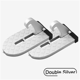 Other Interior Accessories New Foldable Car Roof Rack Step Door Mtifunction Latch Hook Auxiliary Foot Pedal Aluminium Alloy Safety Ham Dhwqn