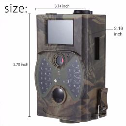 Cameras HC300A Hunting Trail Camera 16MP 1080P Photo Trap Wildlife CAM and Protective Plate Night Vision Infrared Surveillance